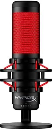 HyperX QuadCast - USB Condenser Gaming Microphone, for PC, PS4, PS5 and Mac