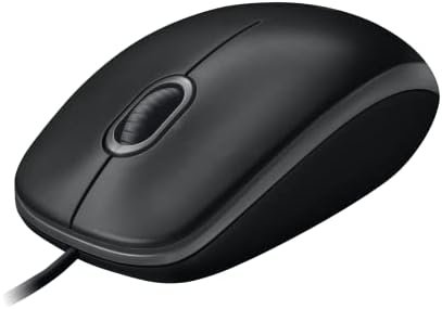 Logitech M100 Corded Mouse – Wired USB Mouse for Computers and Laptops