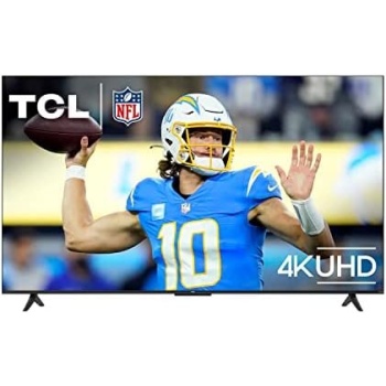 TCL 50-Inch Class S4 4K LED Smart TV with Roku TV (50S450R-CA, 2023 Model)