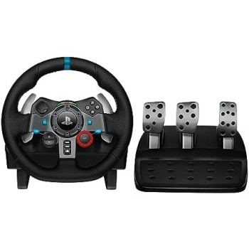 Logitech G29 Driving Force Racing Wheel and Floor Pedals, Real Force Feedback