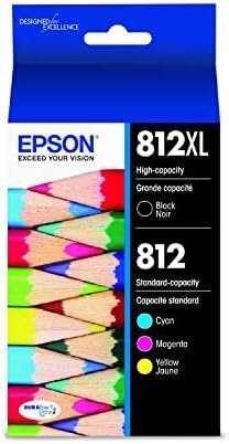 EPSON 812 DURABrite Ultra Ink High Capacity Black & Standard Color Cartridge