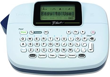 Brother P-Touch, PTM95, Handy Label Maker, 9 Type Styles, 8 Deco Mode Patterns